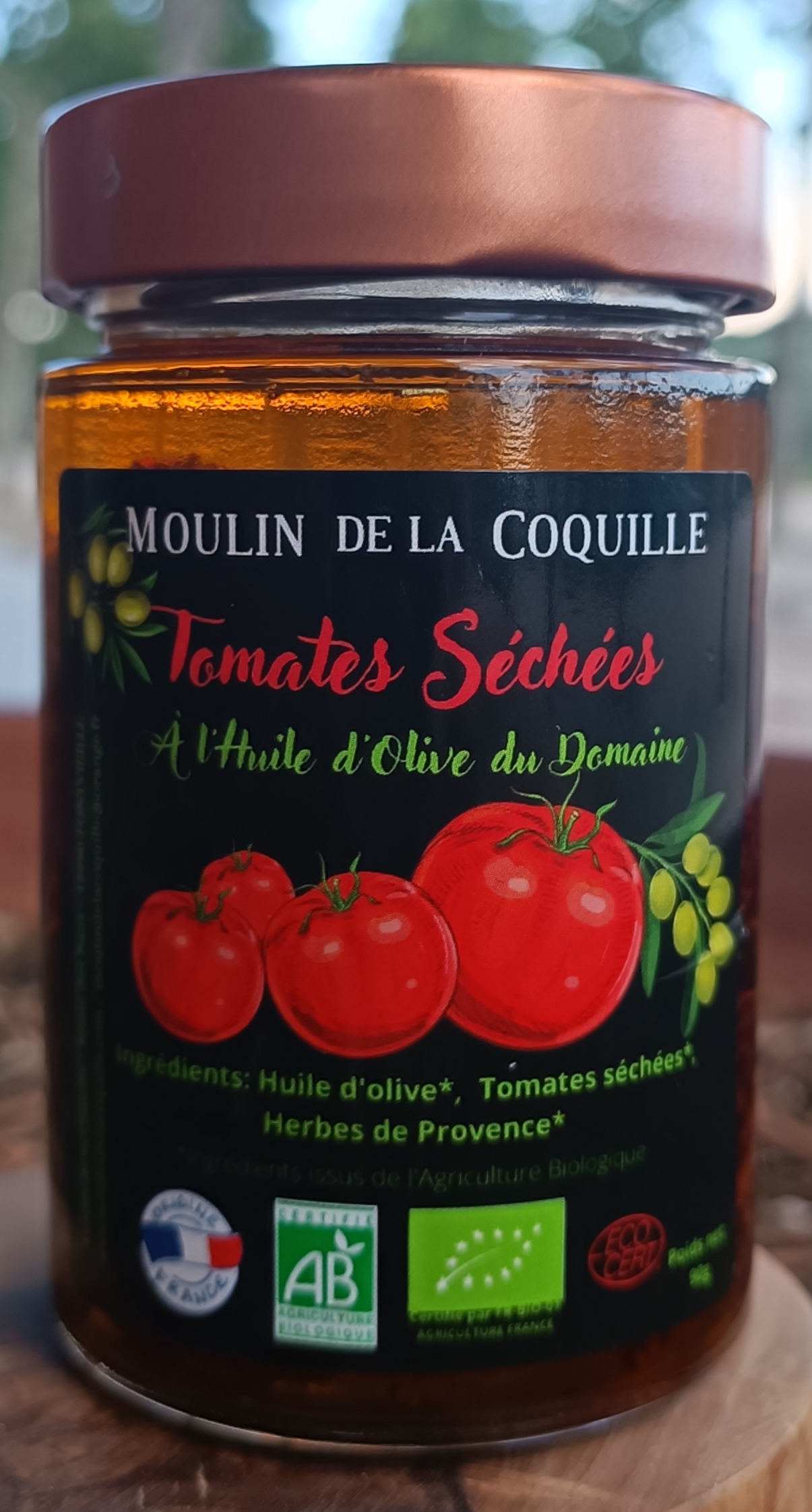 Tomates séchées à l'huile d'olive